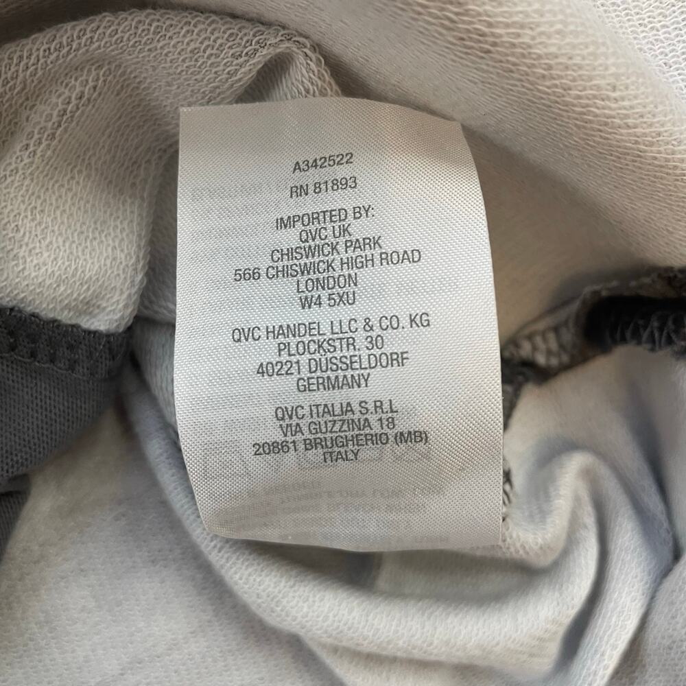 D&Co Active Camo Tunic Top Womens 3X Gray V Neck 3/4 Sleeve Pockets - Picture 5 of 8